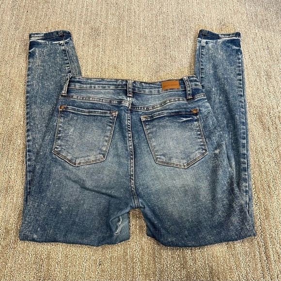 Judy Blue Acid Wash Skinny Jeans Size 26 - Picture 6 of 10
